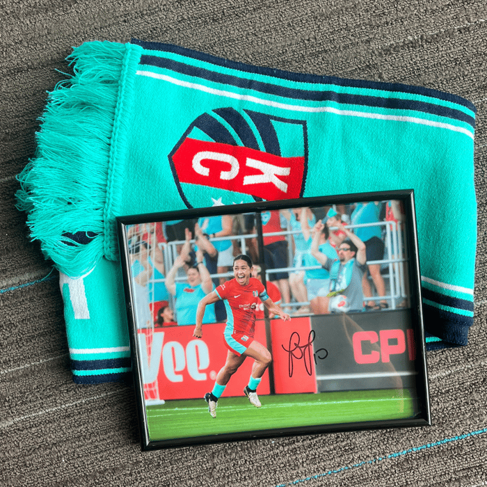 KC Currents Signed Photo & KC Currents Scarf image